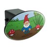 Graphics and More Garden Gnome with Toadstools Oval Tow Trailer Hitch Cover Plug Insert