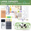 MLPKOI Clear Mesh Pencil Case Pouch, Large School Pencil Case