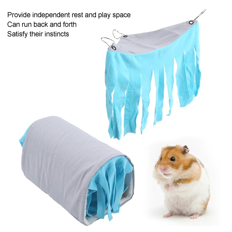 Pet Tunnel House Removable Small Animal Hideout Playing Tube with