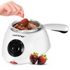 NutriChef Electric Fondue Pot | 25W Chocolate Melting Warmer |