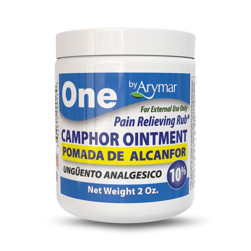 Arymar Camphor Ointment Pomada de Alcanfor 10% 2 Oz Made