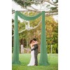 FUHSY Sage Green Drapes Wedding Arch Draping 20 FT 1