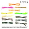 YZD Silicone Skirts Rubber Skirts Threads 10 Colors for Fly
