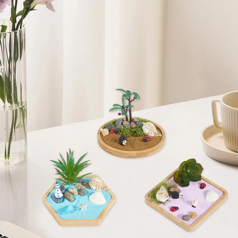 Zen Garden Kit for Desk Japanese Miniature Sandbox Ocean Beach