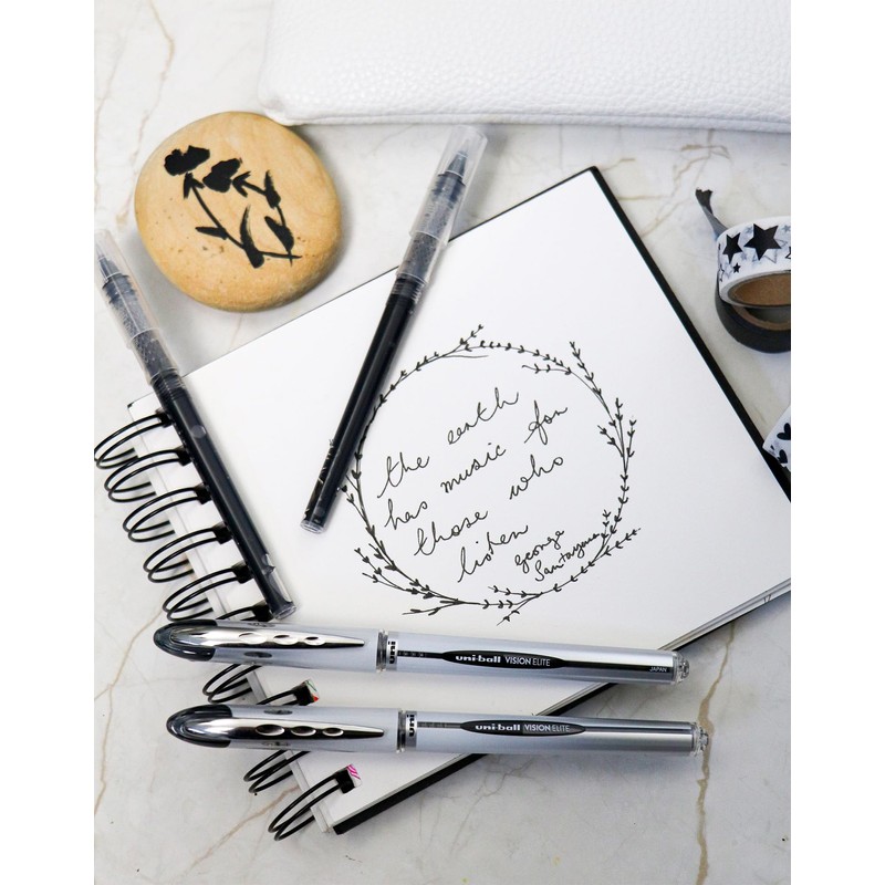 uni-ball Vision Elite - 0.8mm Nib Medium Rollerball Pen -