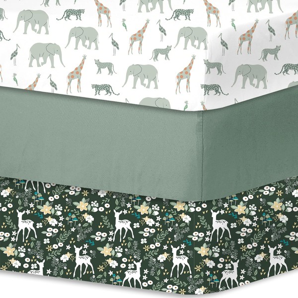 Little Grape Land 3 Piece Soft & Breathable Baby Crib