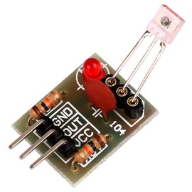 ARCELI 5pcs Laser Sensor Module Non-Modulator Tube Laser Receiver Detection Module Relay Switch 5V for Arduino