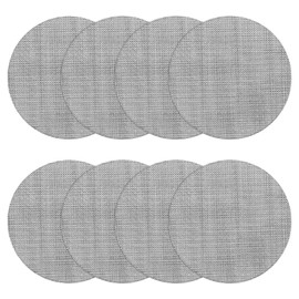 Espresso Coffee Screen 51mm Reusable Coffee Filter Mesh 150μm Stainless Steel Coffee Portafilter Mesh 1.7mm Thickness Coffee Filter Plate for Espresso Portafilters Filter Basket (Silver 8Pcs)