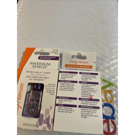Sally Hansen 2 CLEAR  lot Sally Hansen MAXIMUM SHIELD #39198 Strength Treatment FULLSIZE