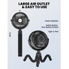 AMACOOL Baby Stroller Fan - 5000mAh Rechargeable, 3-Speed, Strong Yet