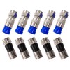 mxuteuk Coax Cable Crimper Kit Adjustable RG6 RG59 RG11 75-5