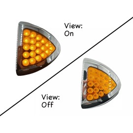 TRUX TLED-PSH Amber Turn & Marker Peterbilt Headlight Turn Signal LED Light
