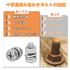 PAVIKE Hex Head Bolts, 10 Pieces, Hex Bolts, M6 M6
