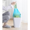 100pcs Small Tear-Free Drawstring Trash Bags 1.1 Mil Thick 4