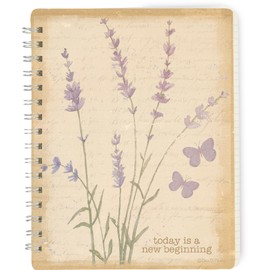 Primitives by Kathy Today is a New Beginning Cottagecore Spiral Notebook