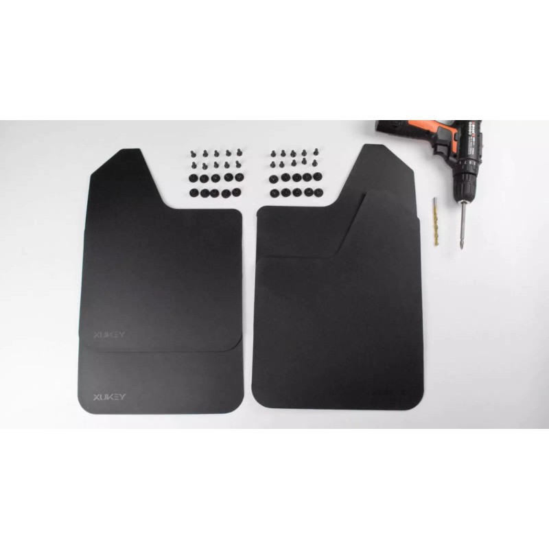 XUKEY 4Pcs Rally Sport Mud Flaps Bendable Splash Mudguard For
