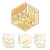 6 Sets Cute Mini 3D House Stickers, DIY House with