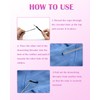 Spring Drawstring Threader,4Pcs Flexible and Elastic Drawstring Threader Tool DIY