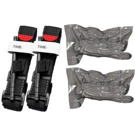 [2+2] Bocguy 2 Israeli Bandage and 2 Tourniquets, Compression Trauma Wound Dressing, Israeli Emergency Bandage Original and 95 cm Tactical Emergency Turniqie for Rhino Rescue, Emergency Supplies