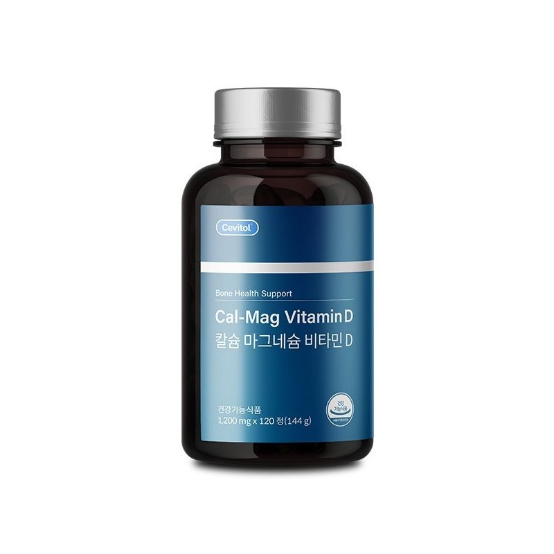 Cevitol 세비톨 칼슘 마그네슘 비타민D, 1,200mg x 120정, 3세트 Sabilol