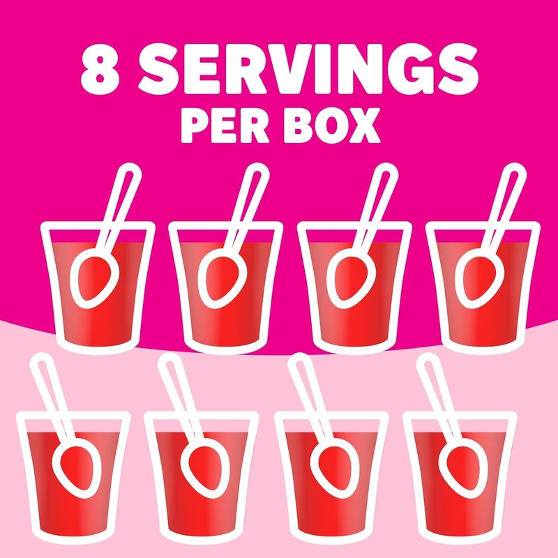 Jell-O Variety Pack Orange Cherry Lime Strawberry Raspberry 6 oz