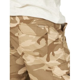 Lee Men's Extreme Motion Crossroad Cargo Short, New Mountain Lion Camo, 34