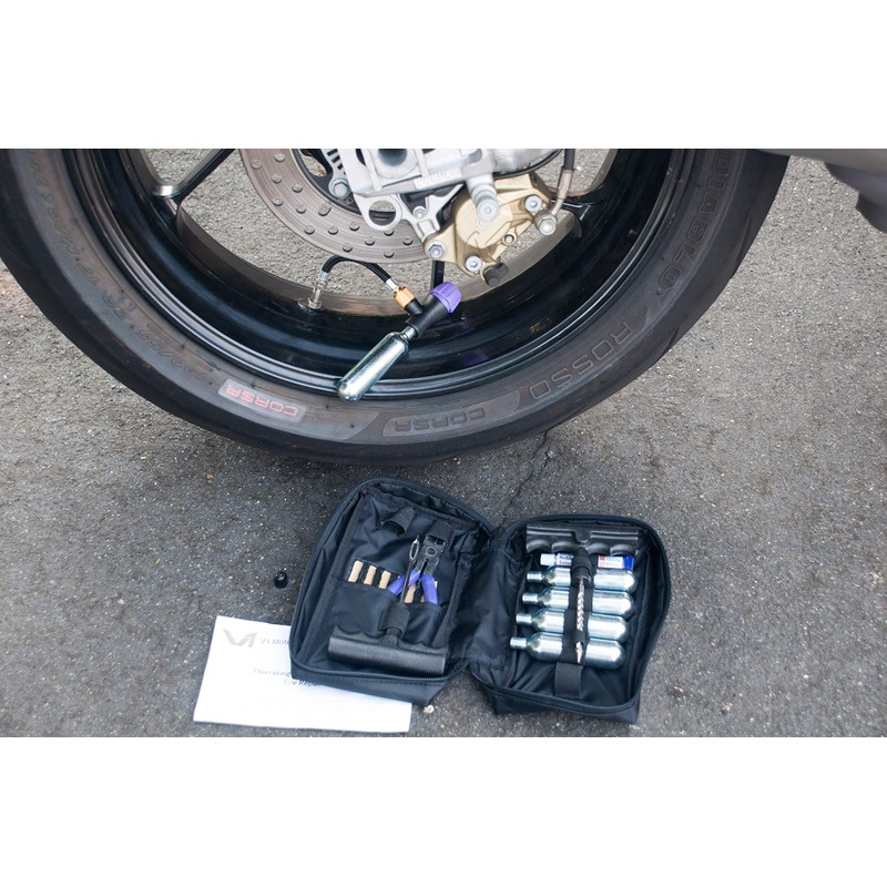 V1 Motor CO2 Motorcycle, ATV, UTV Flat Repair Kit Tubeless