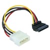 Delock Cable Power SATA HDD > 4pin Male - Angled