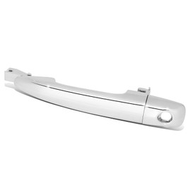 Auto Dynasty Factory Style Front Exterior Car Door Handle with Keyhole Compatible with Subaru B9 Tribeca 2006-2014, Driver Left Side, Chrome