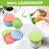 Kamehame Oui Yogurt Jar Lids, 12 Pack Silicone Colorful Cover