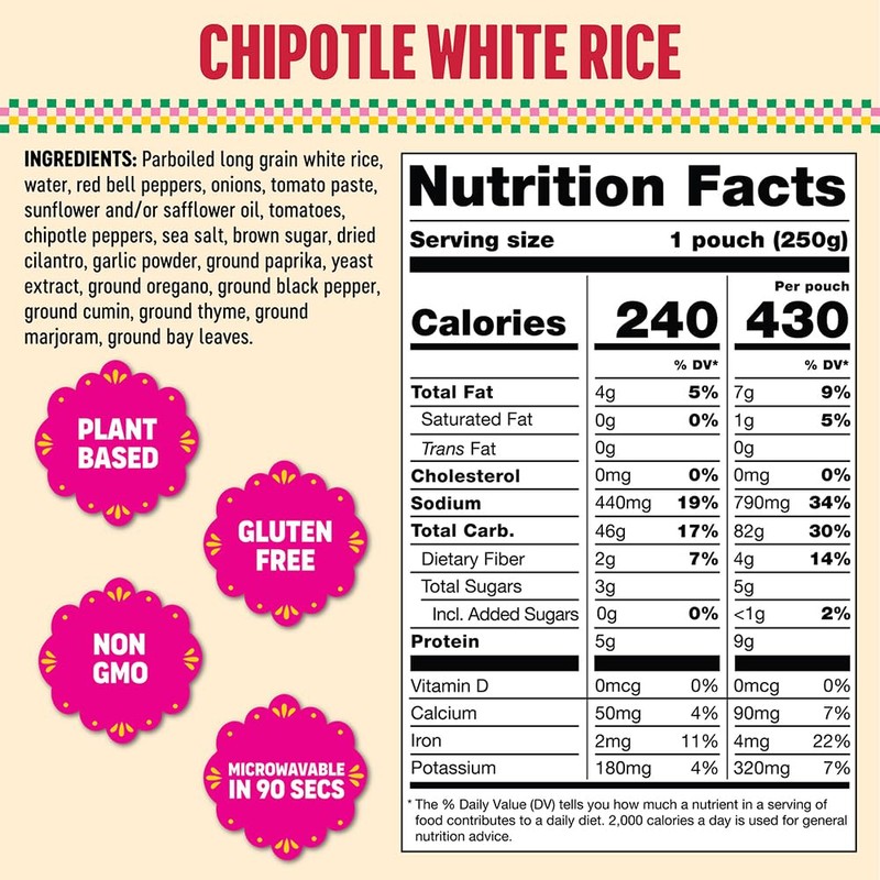 Somos Rice Chipotle White 8.8 OZ