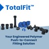 Uponor TotalFit 1/2 inch 90-Degree Elbow, Push-to-Connect Engineered Polymer Fitting
