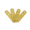 MY MIRONEY 10-Pack Gold Straight Braces 2.95" x 0.71" Flat