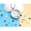 Veeshy Thanks For Being My Mom Birthstone Necklace Floating Locket