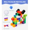 Xaosin Plug-in Cubes, Pack of 100 Mathematics Dice, Mathematics Dice,