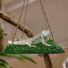 FlidRunest Large Green Bearded Dragon Hammock, Soft Bearded Dragon Hammock