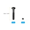 PATIKIL 8 Pcs 1-5/16" / 33mm Skateboard Mounting Hardware Carbon