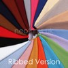 Ribbed Knitted Jersey Stretch Fabric Plain and Ribbed Pattern 25