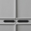 kwa heri Self-Stick Push Pull Helper Black Hidden Cabinet Handles