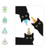 Cute Birthday Card for Her Him – Black Cats in