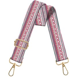 BHAHB Purse Strap Crossbody Shoulder Straps 1.5 inch Wide Replacement Adjustable for Women Girls Bag Aesthetic Cute-Pink Blue