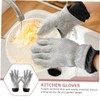 SAFIGLE Reusable Kitchen Cleaning Gloves Long Dishwashing Gloves for Safe