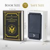 Fake Book Box - Small Safe Box with Key Lock