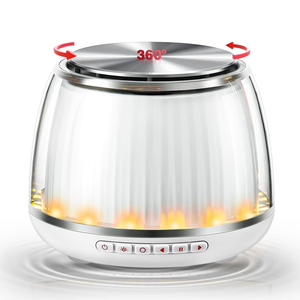 XRDZYXGS Portable Bluetooth Speaker with 360° Rotating Turntable - 7