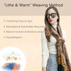 DANA XU 100% Merino Wool Extra Large Pashmina Blanket Travel