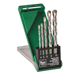 Hitachi – 780898 – Masonry Drills Set Cylinder 5 Pieces 4/5/6/8/10