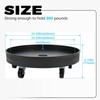 KUAFU 500 lbs Drum Dolly for 55 Gallon Round Container,
