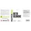 NutraBio Beta-Alanina 800 mg por Cápsula - 1600 mg por
