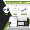 SIZIOM Switchback Towing Mirrors for 2003-2007 Chevy Silverado Tow Mirrors