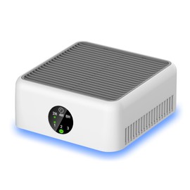 Air Purifiers for Home,True HEPA Air Purifier for Pets Up to 615 Ft²,15dB Quiet,for Smoke Pollen Odors,Small Air Purifier for Bedroom,Portable Desk Purifyer for Office, Filter for Dorm Travel (White)